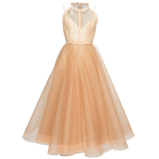 Formal Semi Formal Mesh Dress