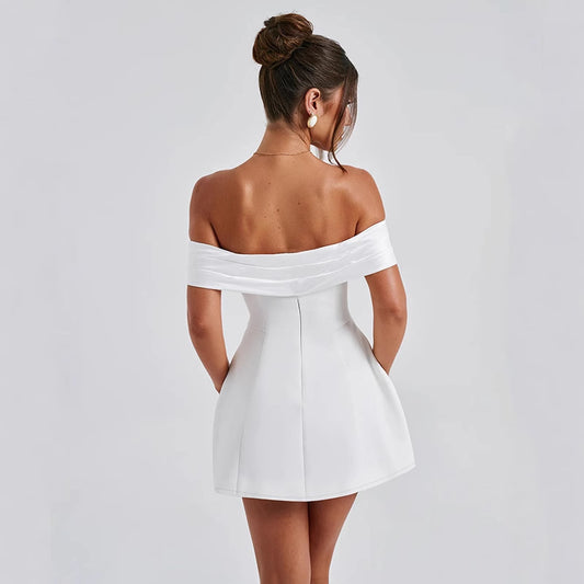 Women's Halter-neck Zippered Backless Dress