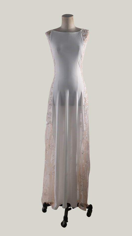 Sexy Evening Long Dress With Side Lace