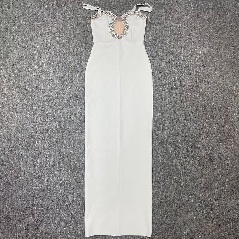 Diamond Sleeveless formal Evening Dress