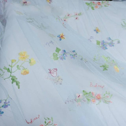 Formal floral fairytale long sleeve dress