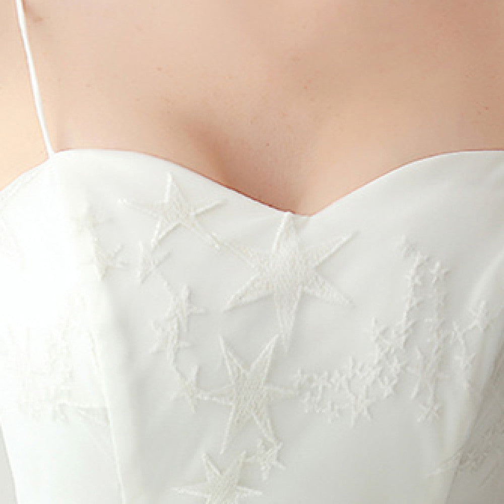 Ladies Formal White Evening Dress