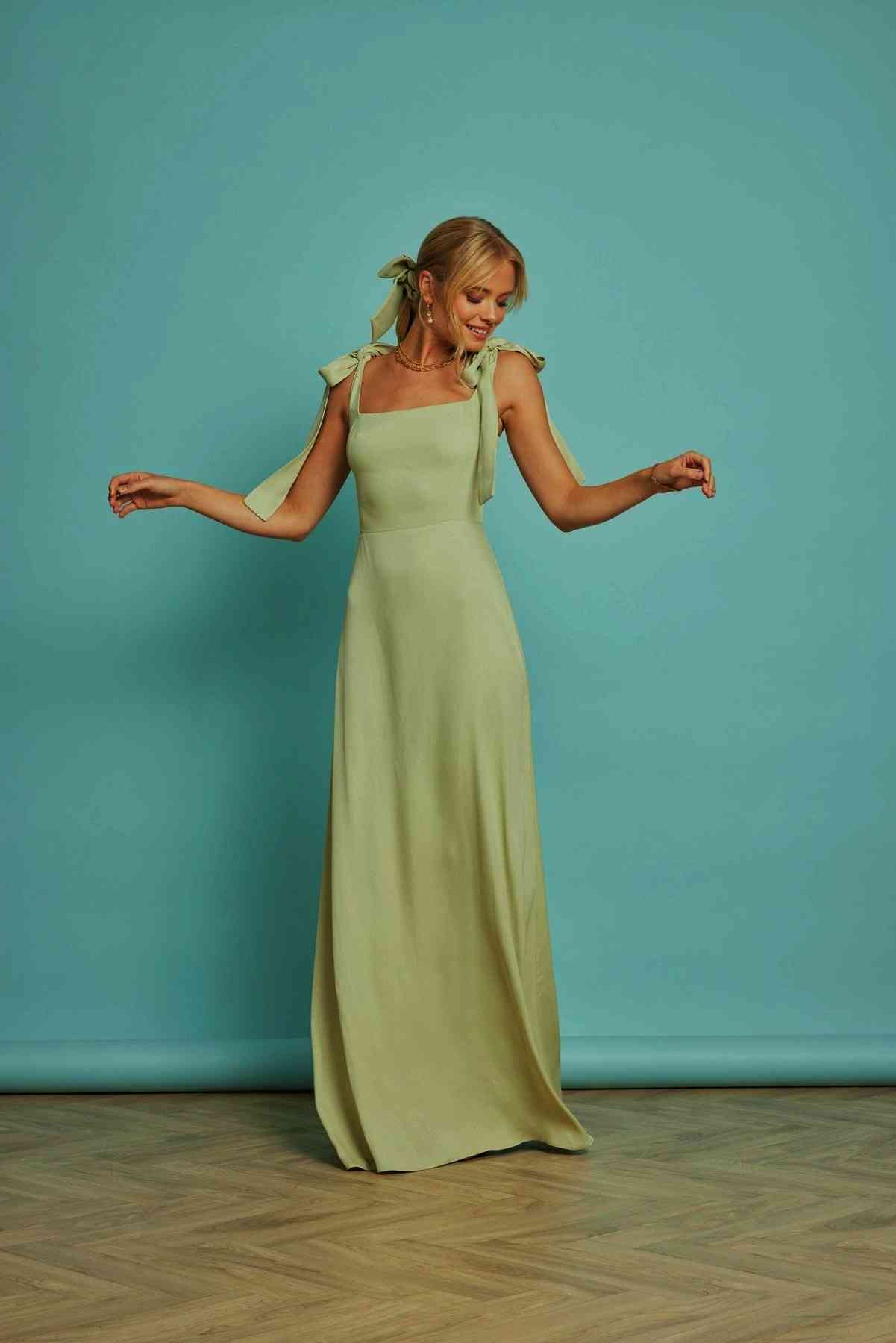 Satin Bridesmaid Dress