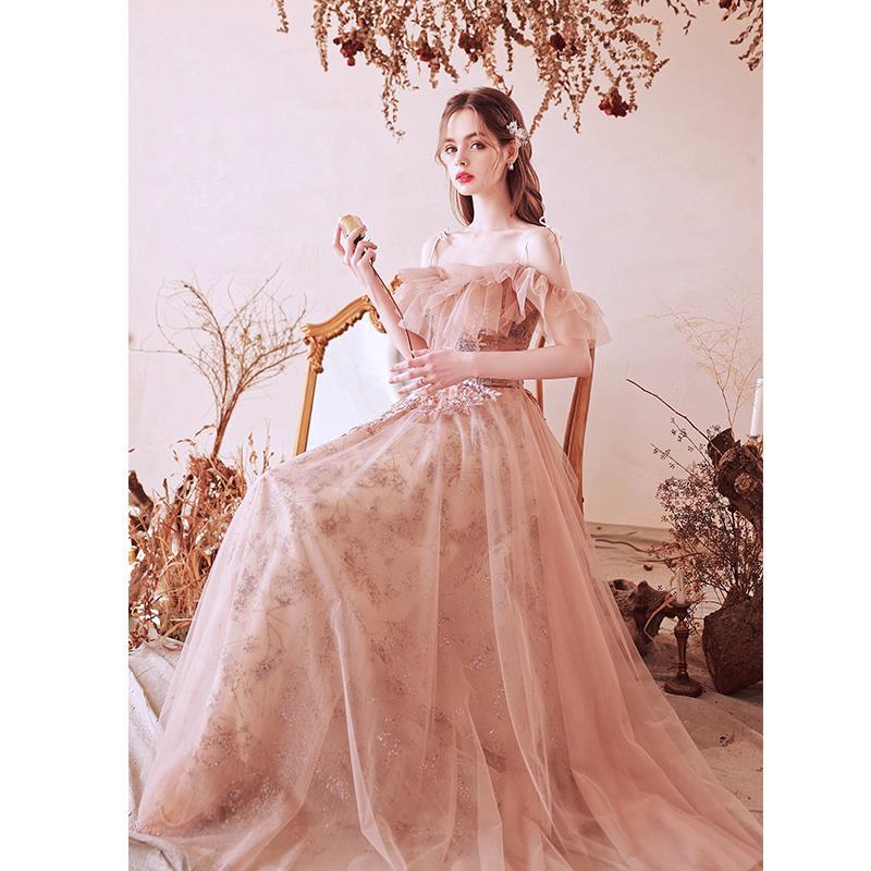 Women's Sexy Suspender Formal Dress