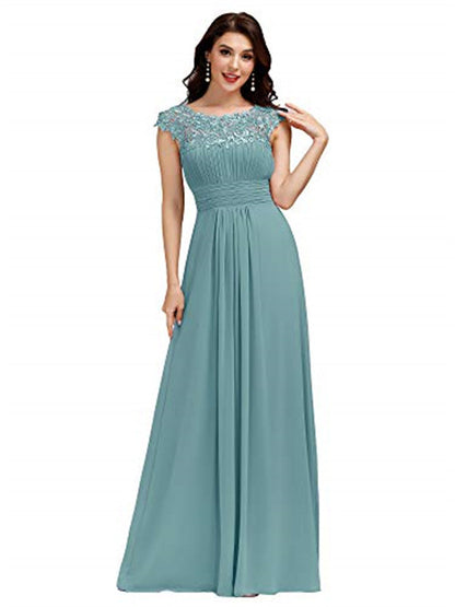 Semi formal bridesmaid lace Dress