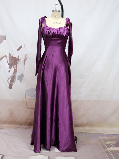 Fashion Sleeveless Camisole Gown Bridesmaid Evening Dress