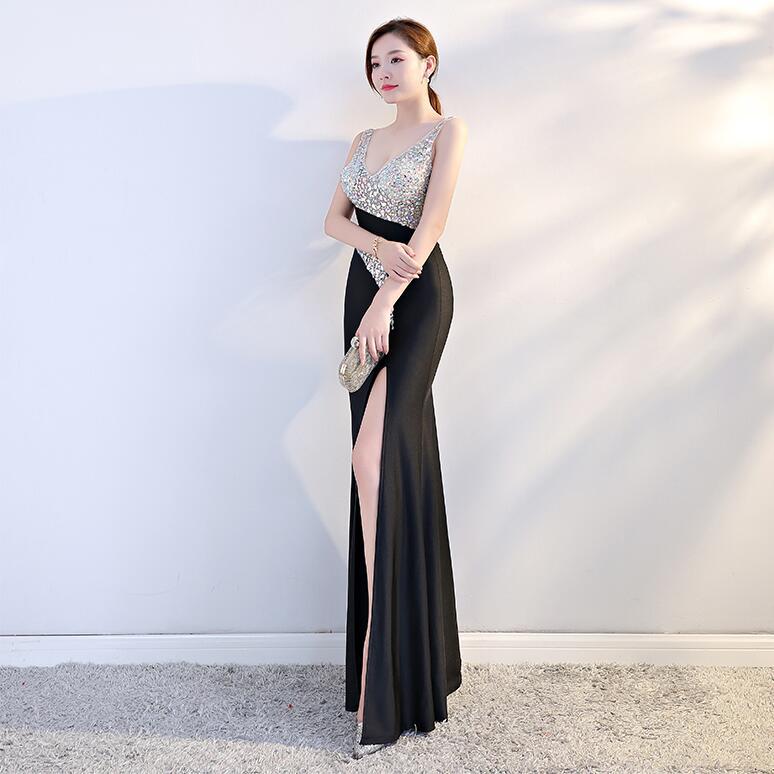 Sequined Unique Evening Formal Gown