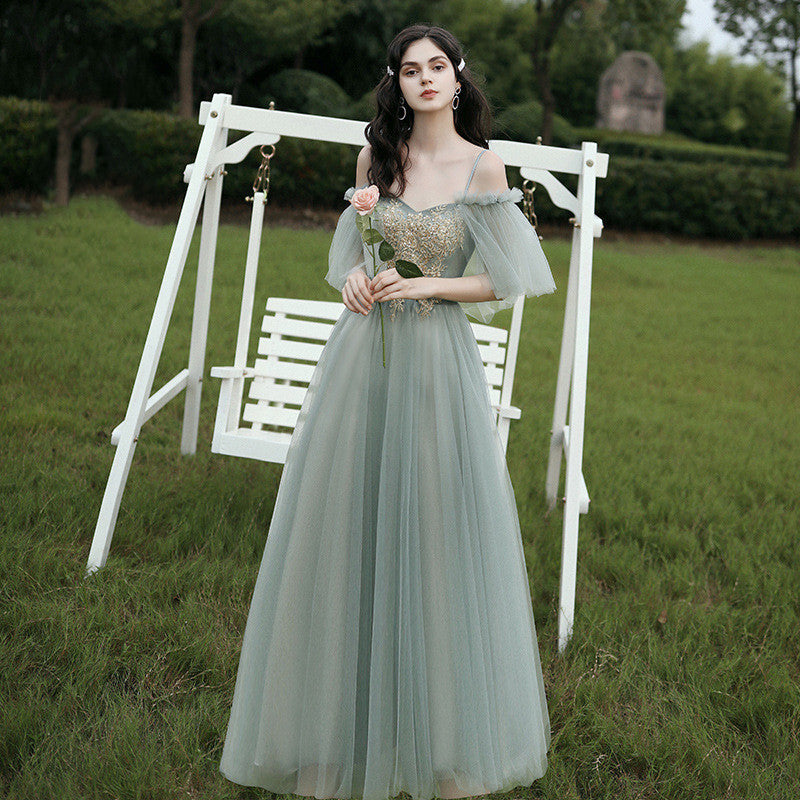 Green Formal Bridesmaid dress