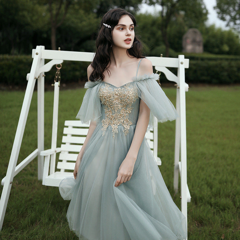 Green Formal Bridesmaid dress