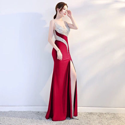 Sequined Unique Evening Formal Gown