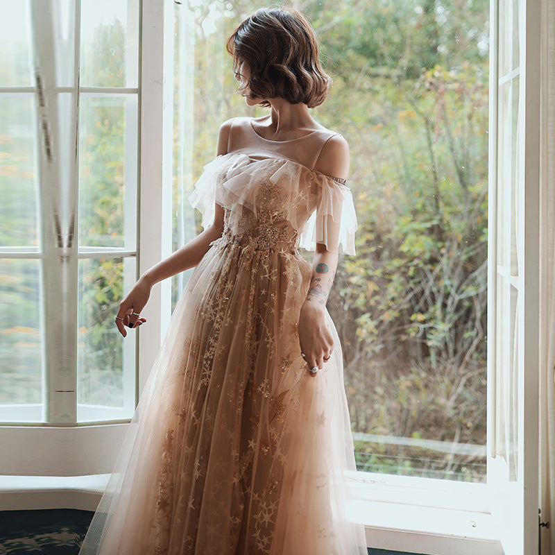 Starry Formal Mesh Dress