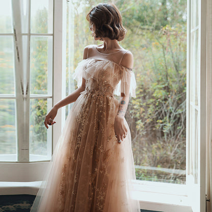 Starry Formal Mesh Dress
