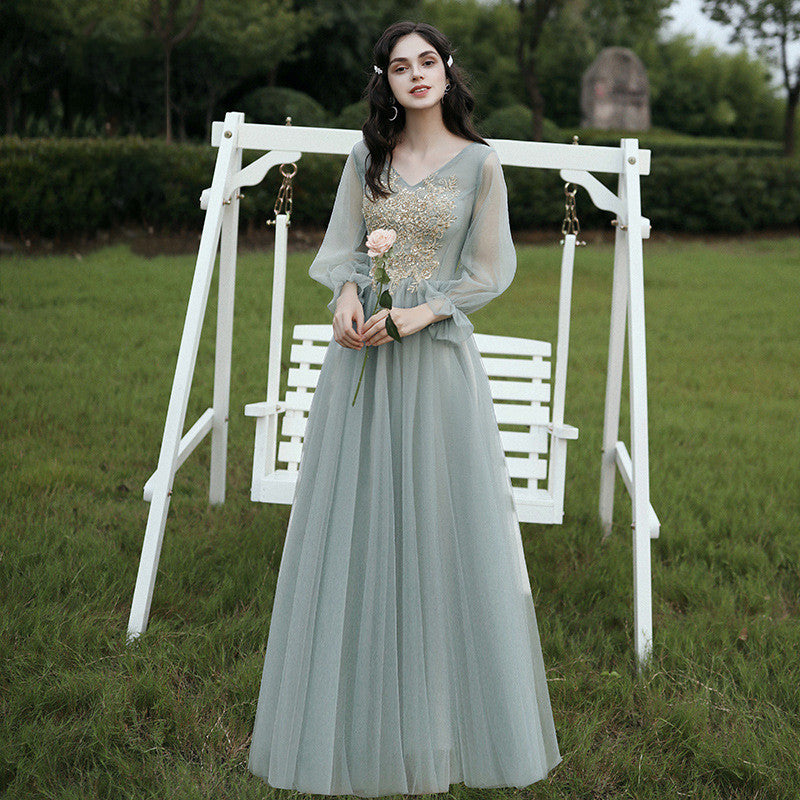 Green Formal Bridesmaid dress