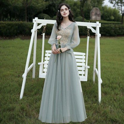 Green Formal Bridesmaid dress