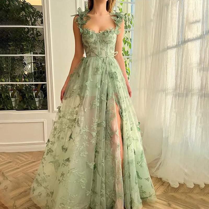Floral Formal Princess Dress