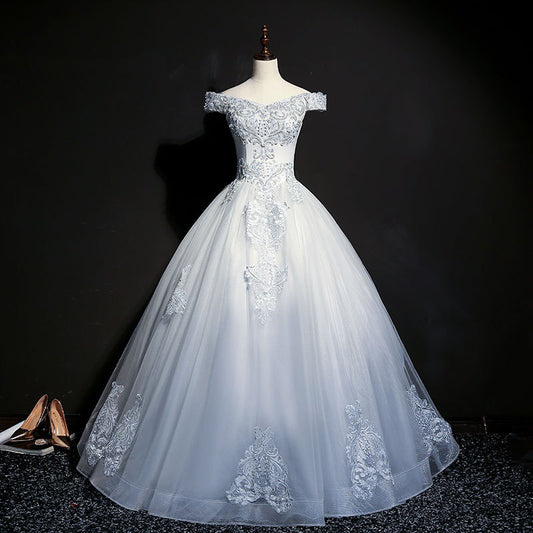 Elegant Formal Ball Gown Wedding Dress