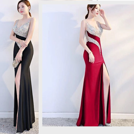 Sequined Unique Evening Formal Gown