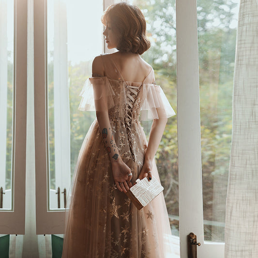 Starry Formal Mesh Dress