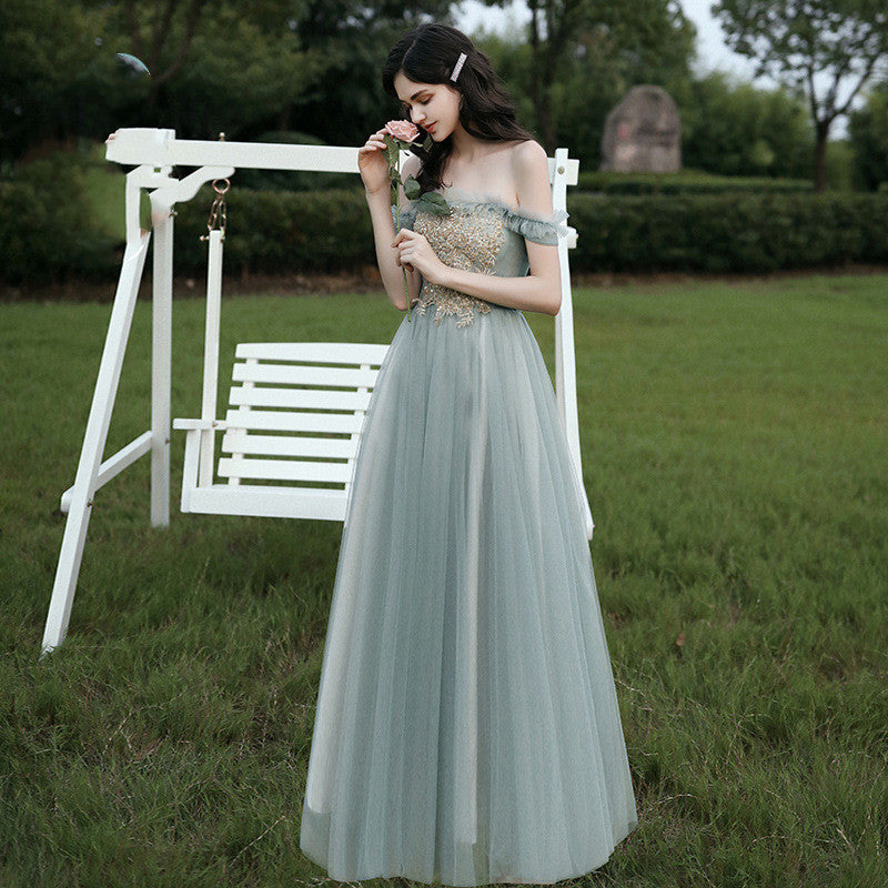 Green Formal Bridesmaid dress