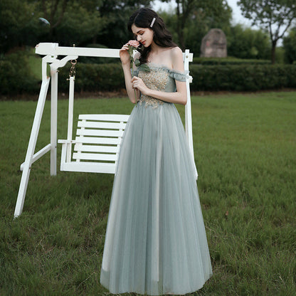 Green Formal Bridesmaid dress