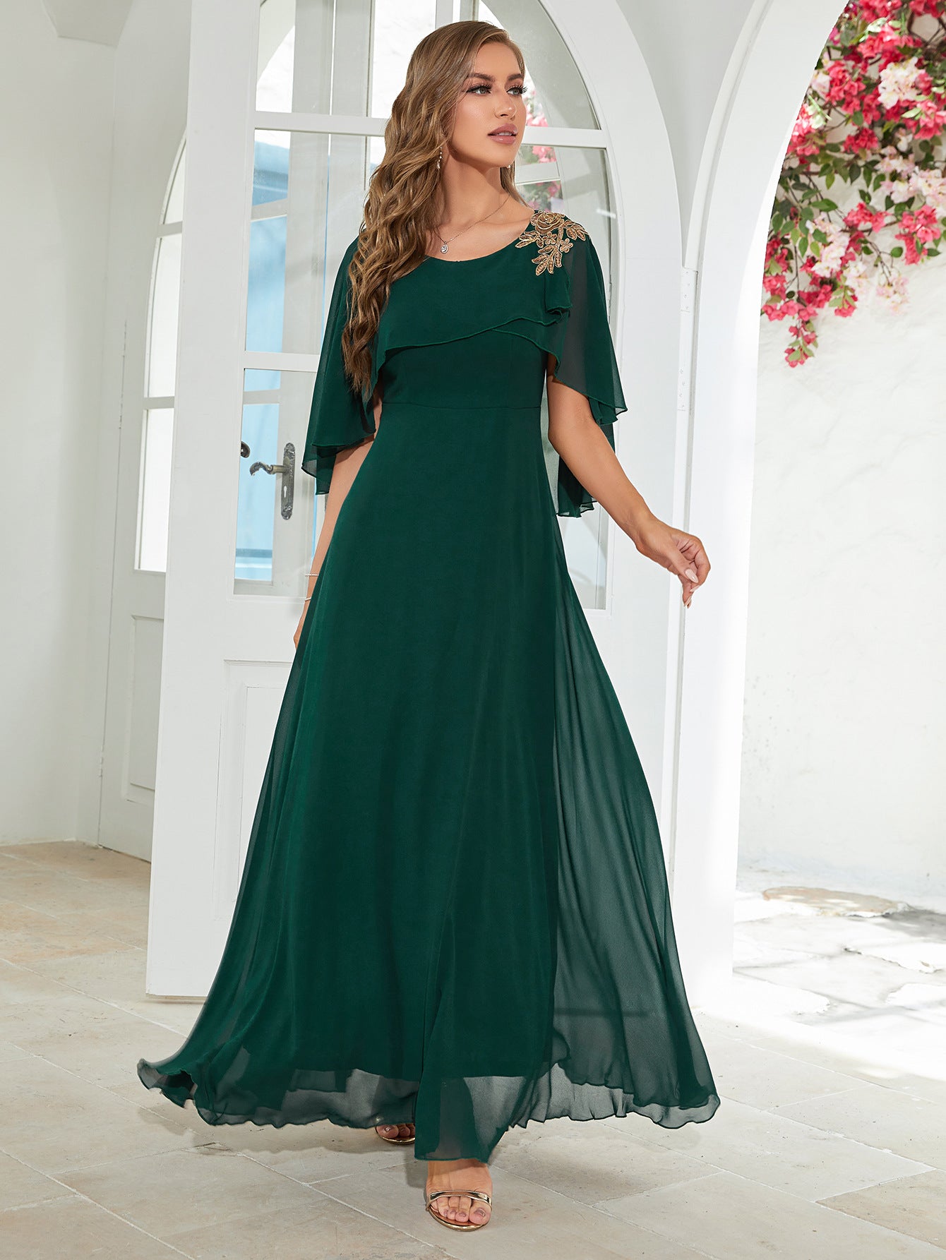Summer Dress Women's Loose Slim Bridesmaid Dress Daily Party Chiffon