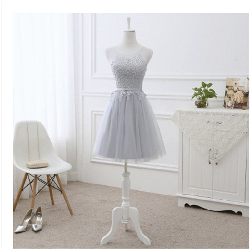 Striped Tulle Organza Ball Gown - V-Neck A-Line Wedding Dress with Tiered Skirt