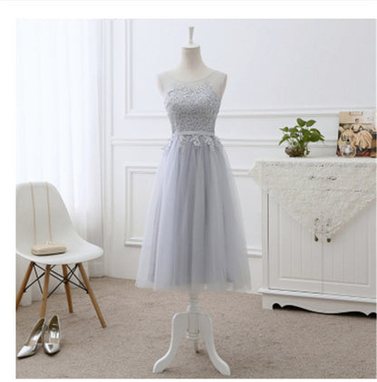 Striped Tulle Organza Ball Gown - V-Neck A-Line Wedding Dress with Tiered Skirt