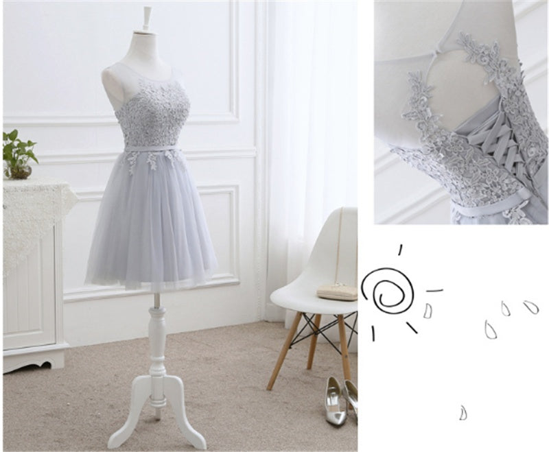 Striped Tulle Organza Ball Gown - V-Neck A-Line Wedding Dress with Tiered Skirt