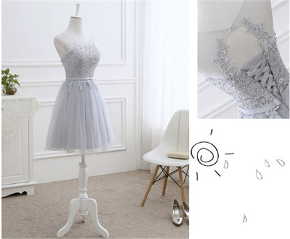 Striped Tulle Organza Ball Gown - V-Neck A-Line Wedding Dress with Tiered Skirt