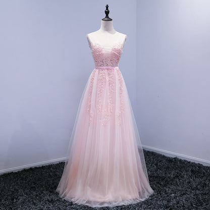 Sleeveless White Evening Gown - Fitted High-Neck Wedding Dress with Lace Detail