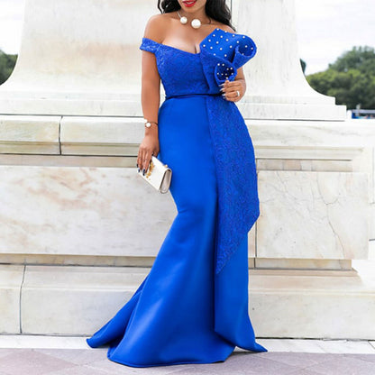European And American Banquet Evening Dress, Bridesmaid Dress
