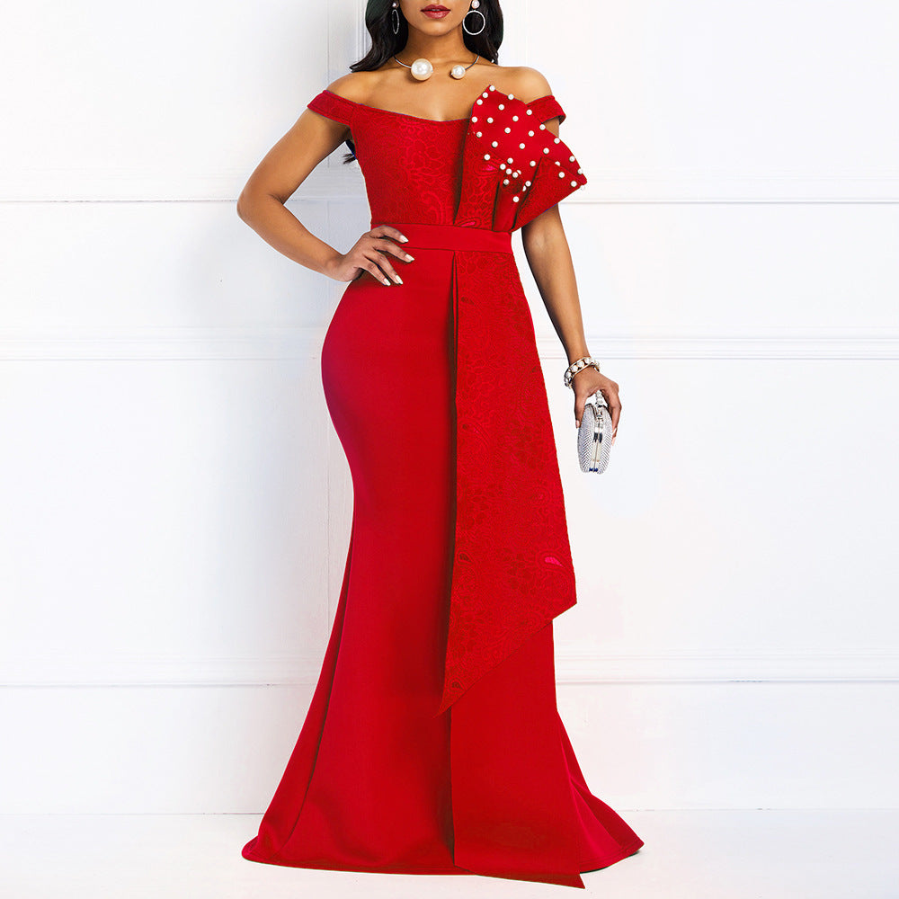 European And American Banquet Evening Dress, Bridesmaid Dress