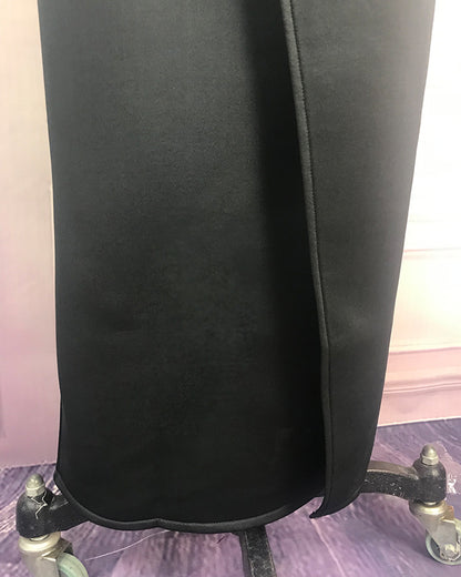 Bubble sleeve formal evening dress