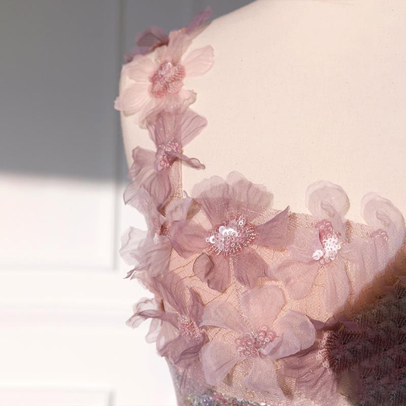 Sequined Flower Formal Dress For Women