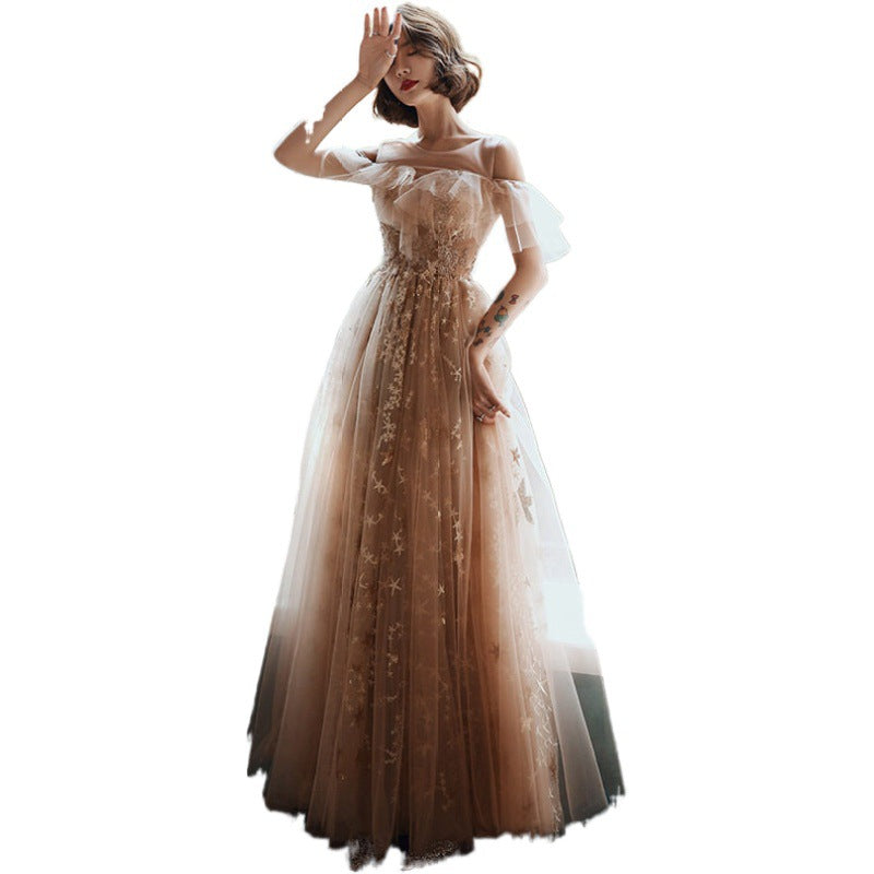Starry Formal Mesh Dress