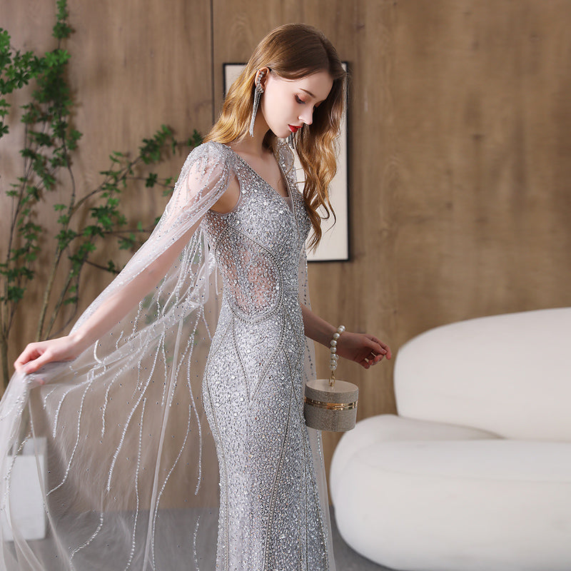 Slimming Fishtail Host Evening Dress