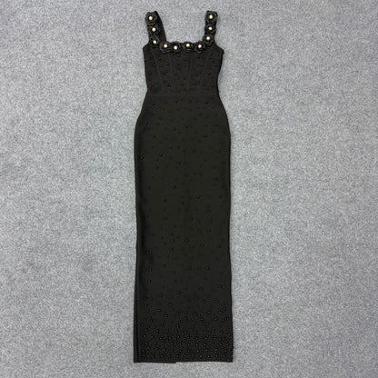 Floral Beaded Elegant Womens Bandage Dress