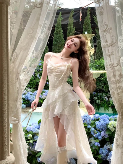 Sexy Flowy Formal Fairy Like Dress