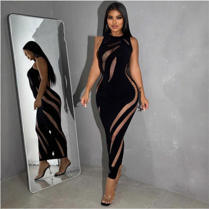 Thick One-piece Knitted Dress Suitable For Wearing As Outerwear