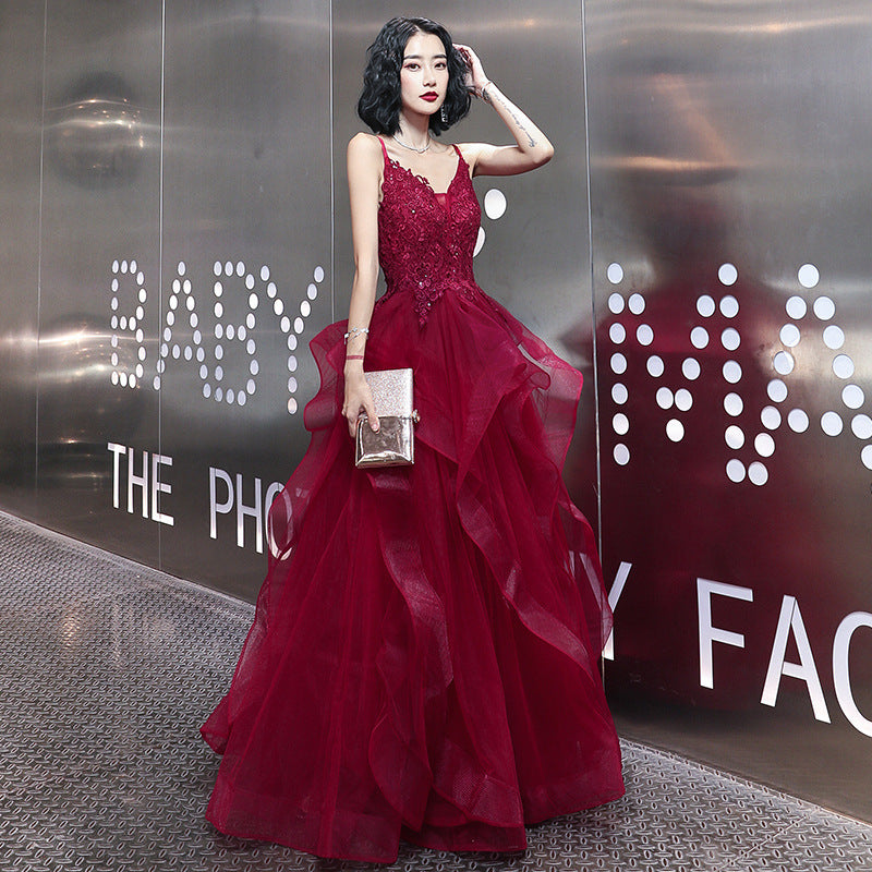 High-end Formal Mesh Dress