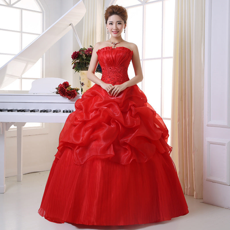 New Bustier Princess Thin Wedding Dress