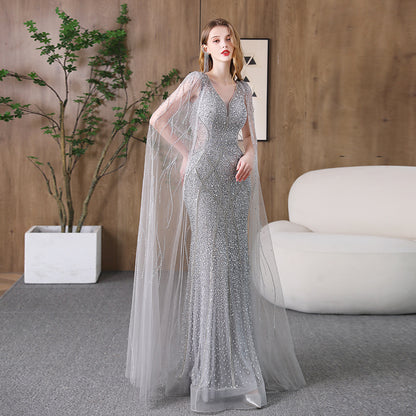 Slimming Fishtail Host Evening Dress