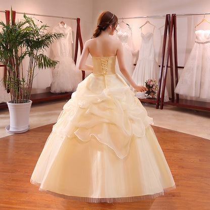 New Bustier Princess Thin Wedding Dress