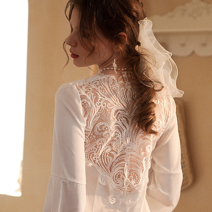 Ladies Long Wedding Gown Dress
