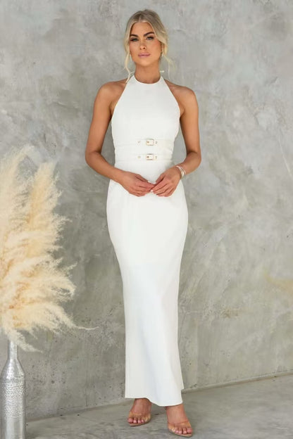 Women's Neck-Hanging Elegant Formal Semi Formal Dress