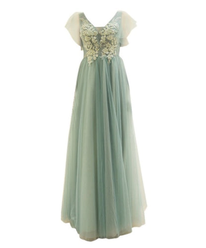 New Light Green Bridesmaid Wedding Dress
