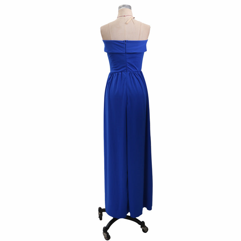 Low-shoulder big swing dress dress