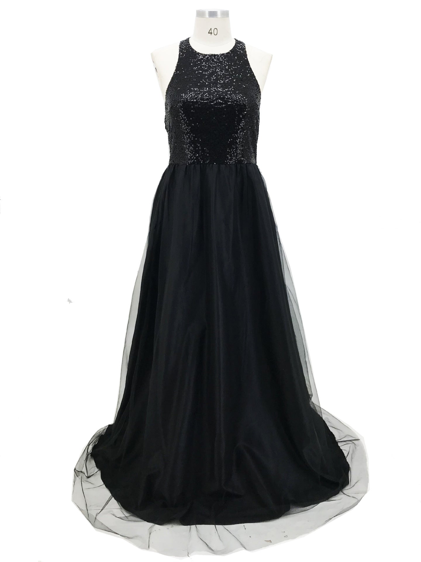Sleeveless Long Wedding Party Bridesmaid Dress