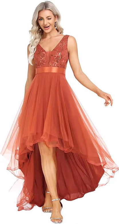 Bridesmaid Formal Sequin Dress