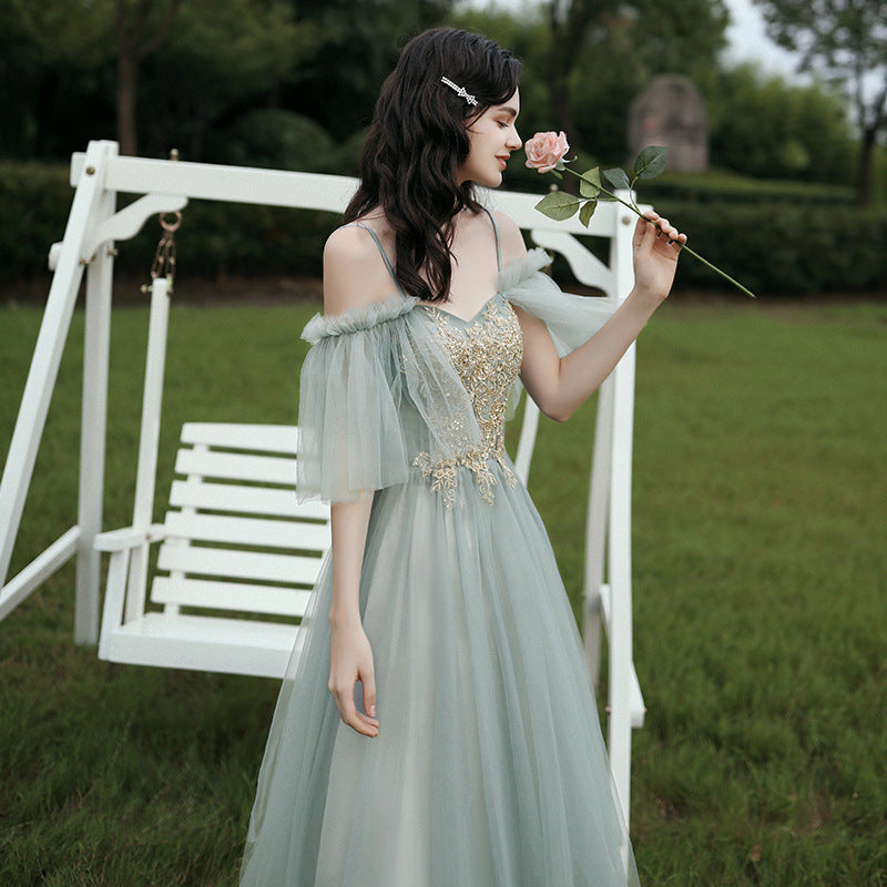 Green Formal Bridesmaid dress